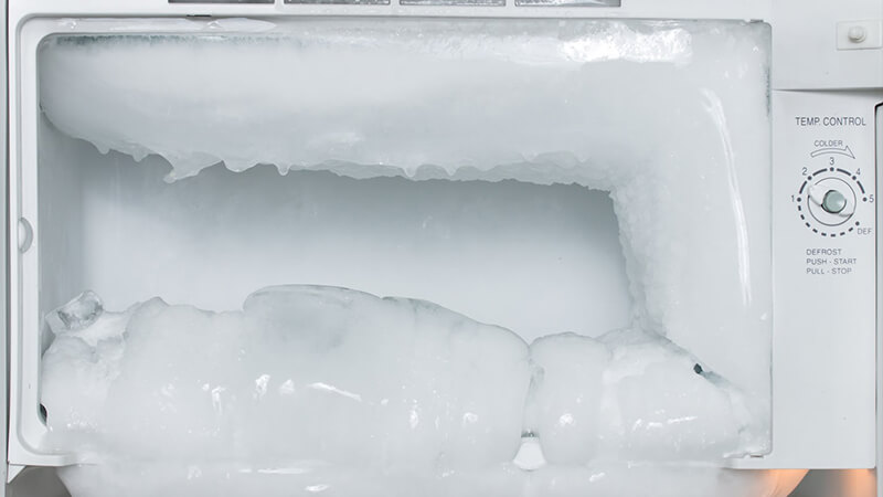 جلوگیری از برفک در یخچال فریزر