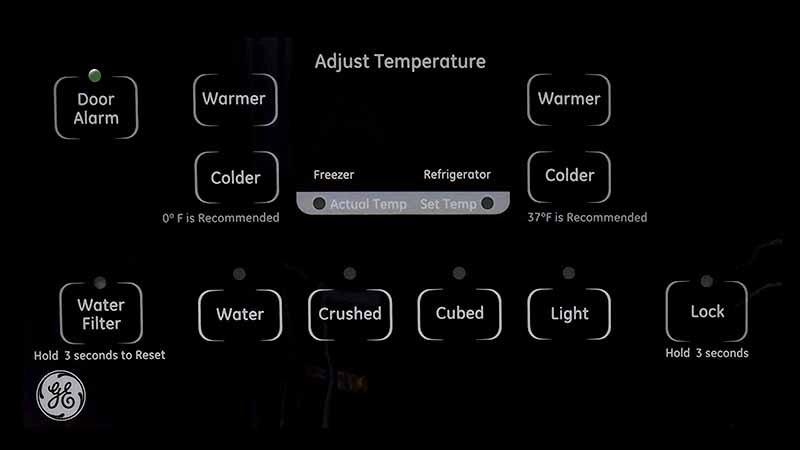 خطاهای یخچال ساید بای ساید جنرال الکتریک