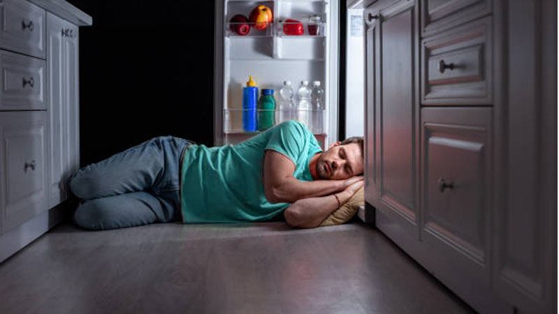 استراحت دادن به یخچال فریزر ساید بای ساید