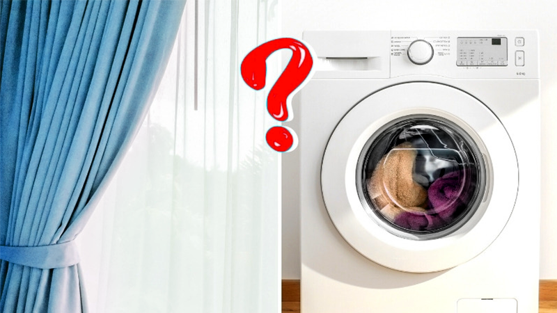 برنامه شستشو پرده در ماشین لباسشویی