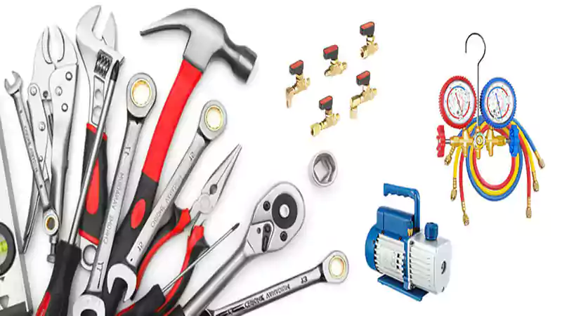 ایزار لازم برای شارژ گاز یخچال ساید بای ساید