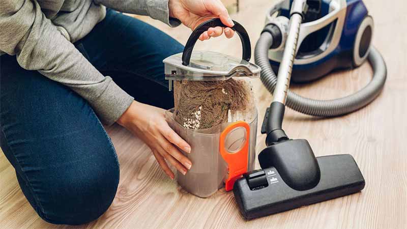 پر بودن کیسه جاروبرقی